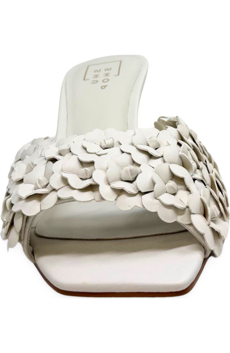 SHUSHOP Elsa Slide Sandal, Alternate, color, Bone