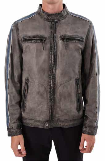 REGENCY Lambskin Leather Moto Jacket
