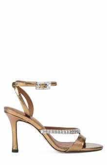 Crystal Ankle Strap Sandal