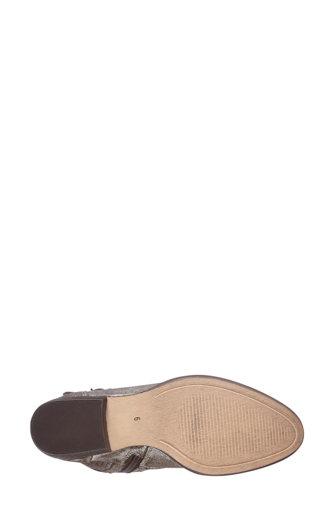 'Sanctuary' Suede Bootie, Alternate, color, PEWTER SUEDE