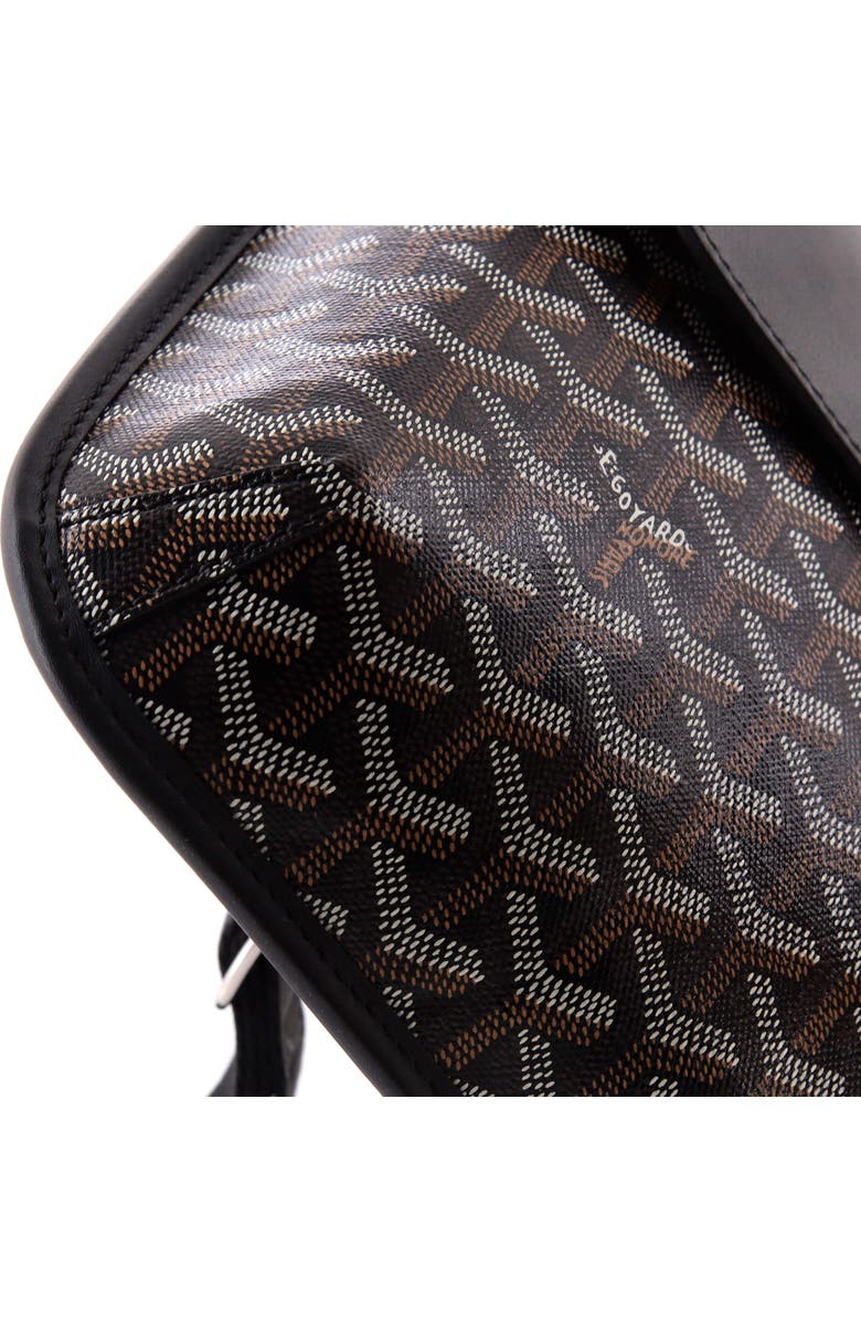 Pre-Owned Goyard Coursier Messenger Bag Coated Canvas and Leather, Alternate, color, Black