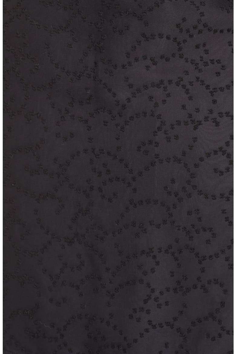 Clip Dot Tunic Shirt, Alternate, color, BLACK