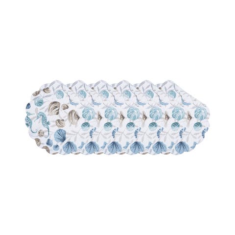 Coastal Shells Round Set of 6 Placemats  17"