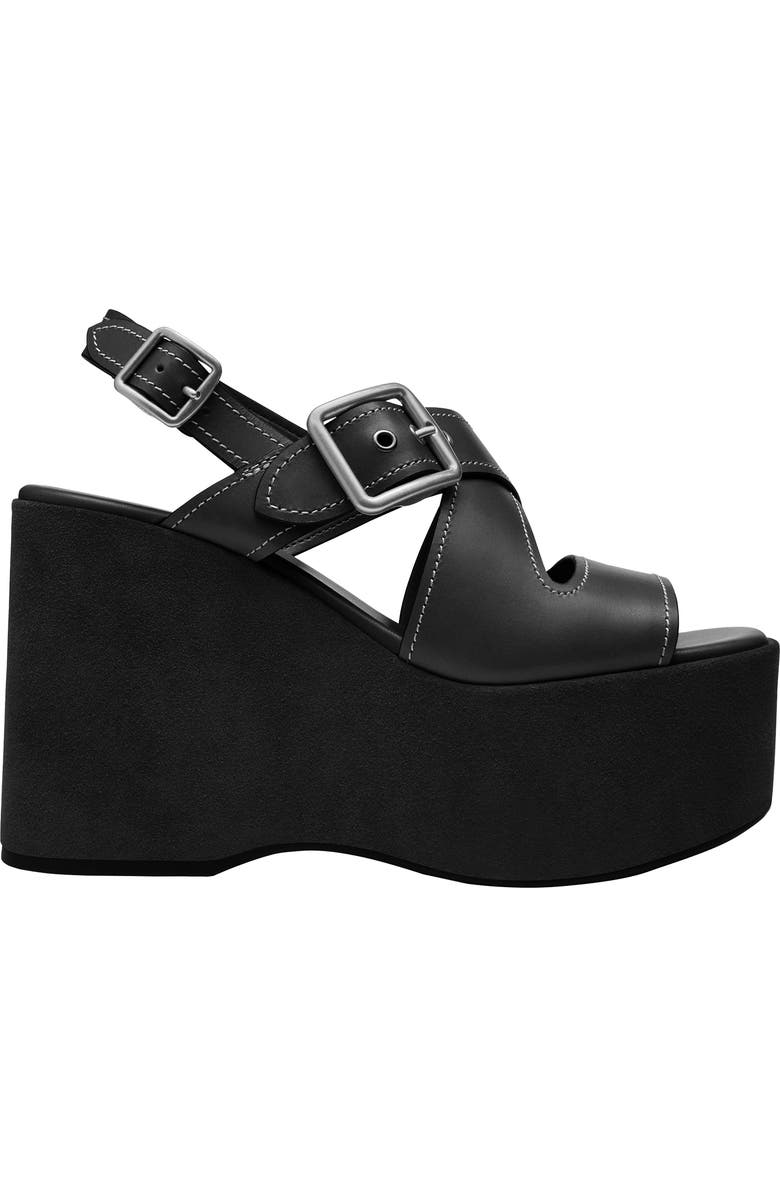 COACH Archival Slingback Platform Wedge Sandal, Alternate, color,