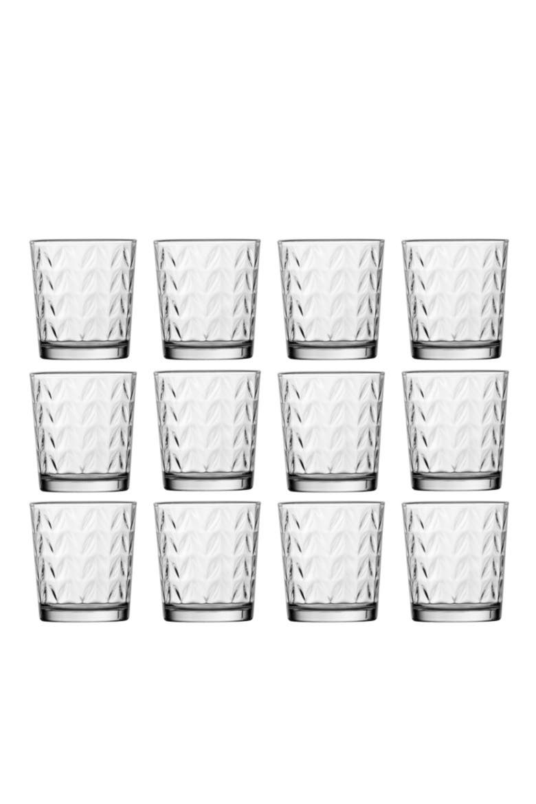Ornamento Olivio Set of 12 Tumbler Glasses, Main, color, CLEAR