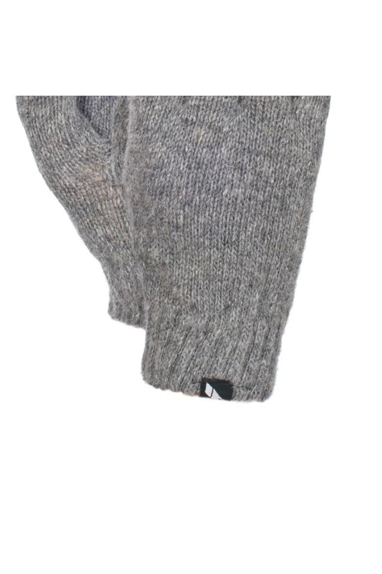 Women/Ladies Manicure Knitted Gloves, Alternate, color, Grey Marl