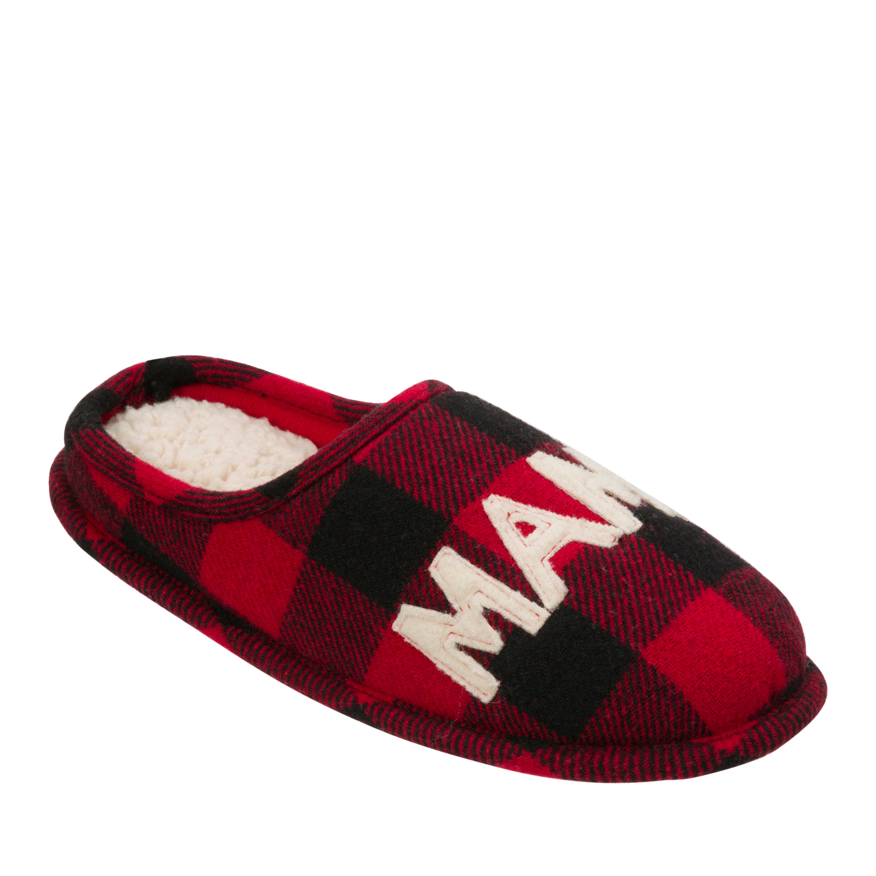 DEARFOAMS Buffalo Check Mama Bear Mom Clog Slipper, Alternate, color, 