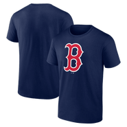 Logo Athletic Men's Logo Athletic Navy Boston Red Sox Official Logo T-Shirt