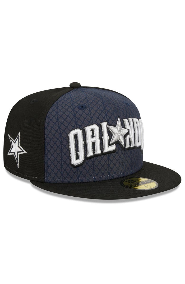 New Era Men's New Era  Navy/Black Orlando Magic 2023/24 City Edition 59FIFTY Fitted Hat, Main, color, 