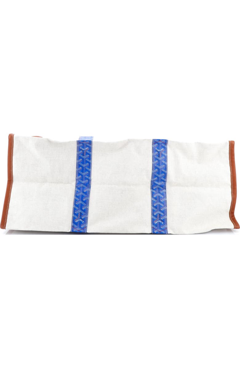 Pre-Owned Goyard Mediterranee Saint-Tropez Reversible Tote Coated Canvas, Alternate, color, Blue