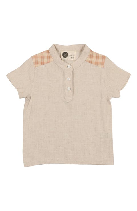 Kids' Slub Cotton Blend Henley (Toddler)