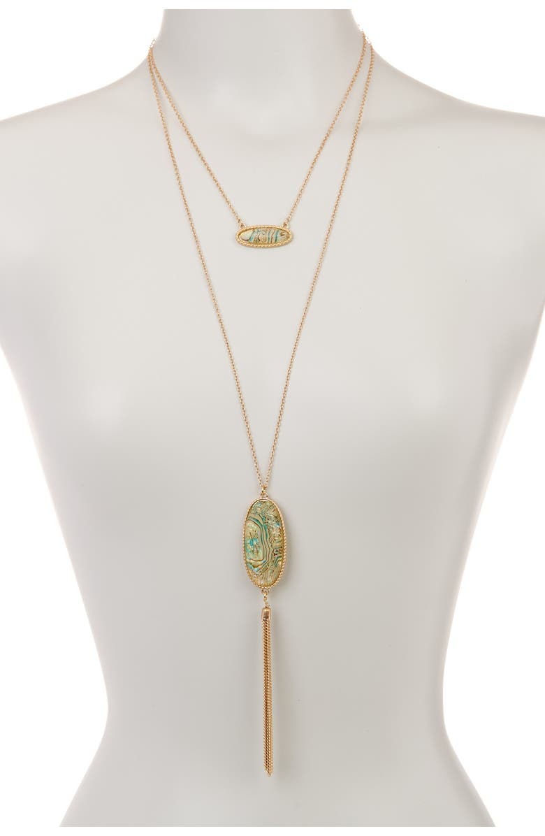 OLIVIA WELLES Swirled Layer Necklace, Alternate, color,