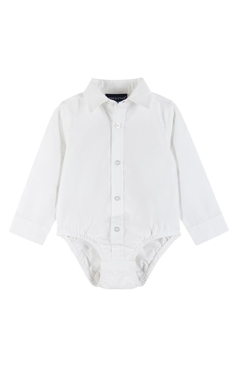 Andy & Evan Vest, Button-Up Bodysuit, Pants & Bow Tie Set, Alternate, color, Navy