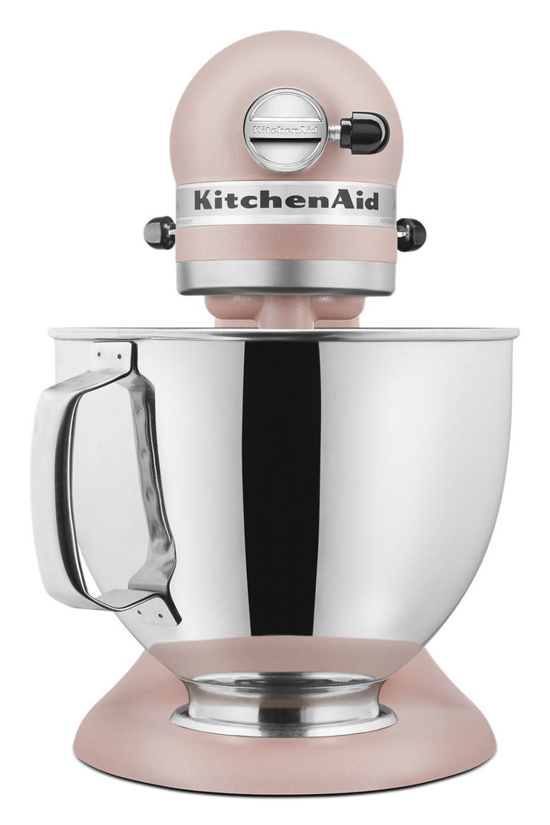 Artisan 5 Quart Tilt-head Stand Mixer, Alternate, color, Feather Pink