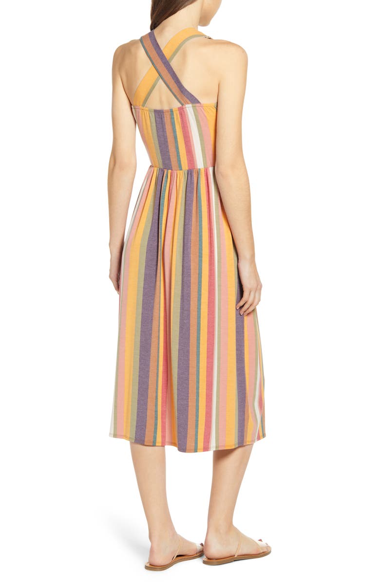 BP. Smocked Midi Dress, Alternate, color, 