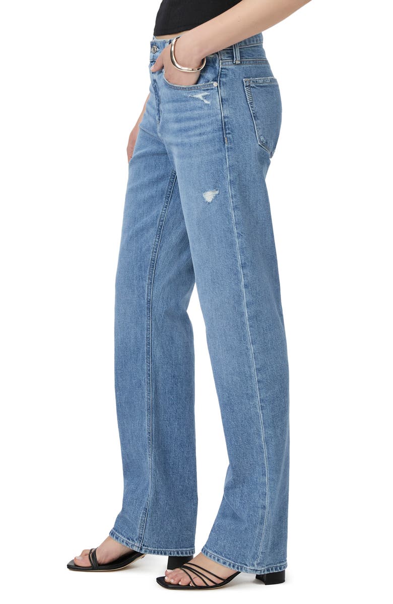 PAIGE Serena Relaxed Boyfriend Jeans, Alternate, color, Holy Grail Distressed