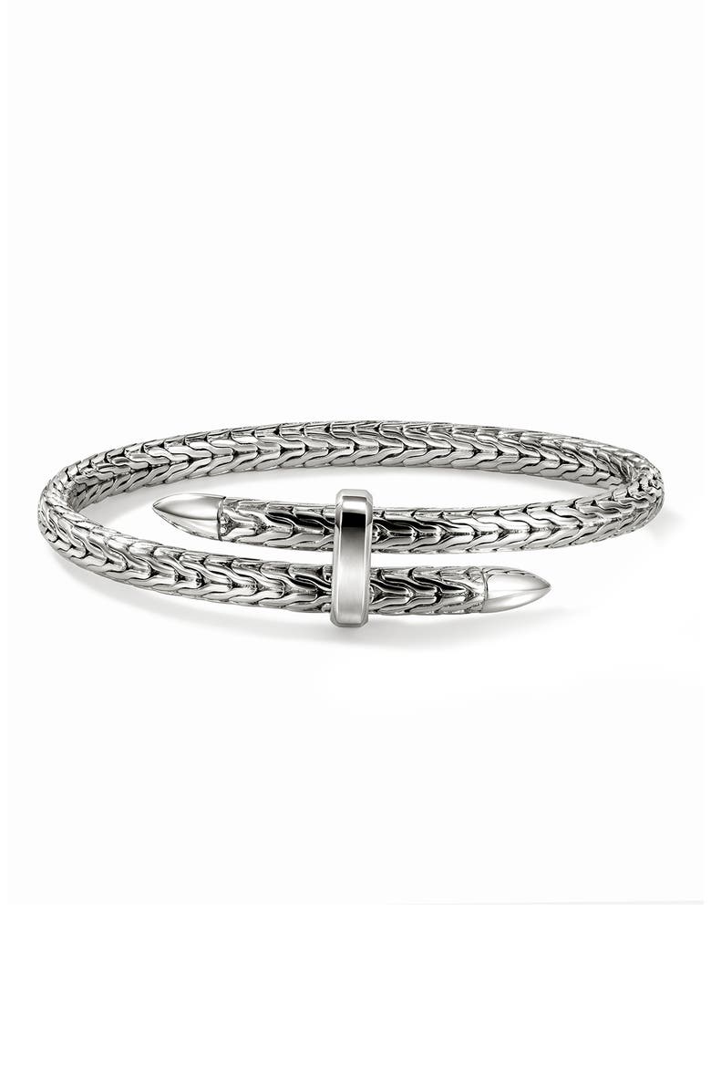 Spear Flex Cuff, 5.5mm, Main, color, STERLING SILVER