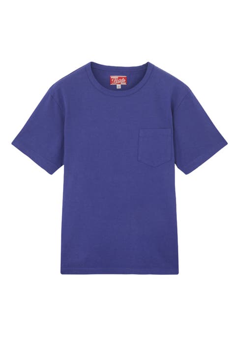 Tubejp Cotton Chest Pocket T-Shirt