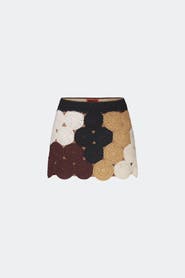 SIMONMILLER Crochet Beep Beep Mini Skirt