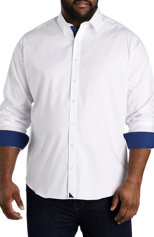 Untuckit Fit by Dxl Big & Tall Las Cases Special Sport Shirt in White  product