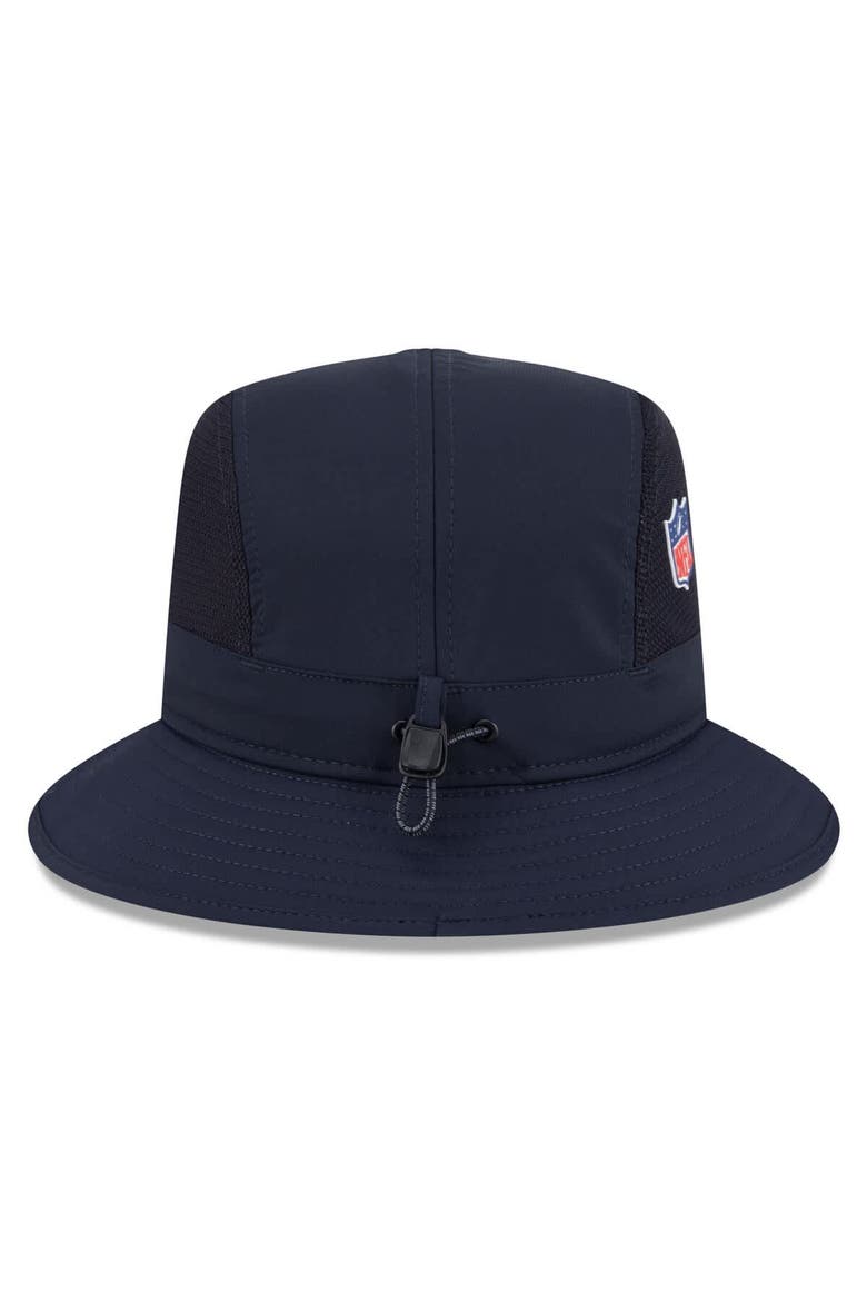 Men's New Era Navy Houston Texans 2025 Sideline  Bucket Hat, Alternate, color, Navy