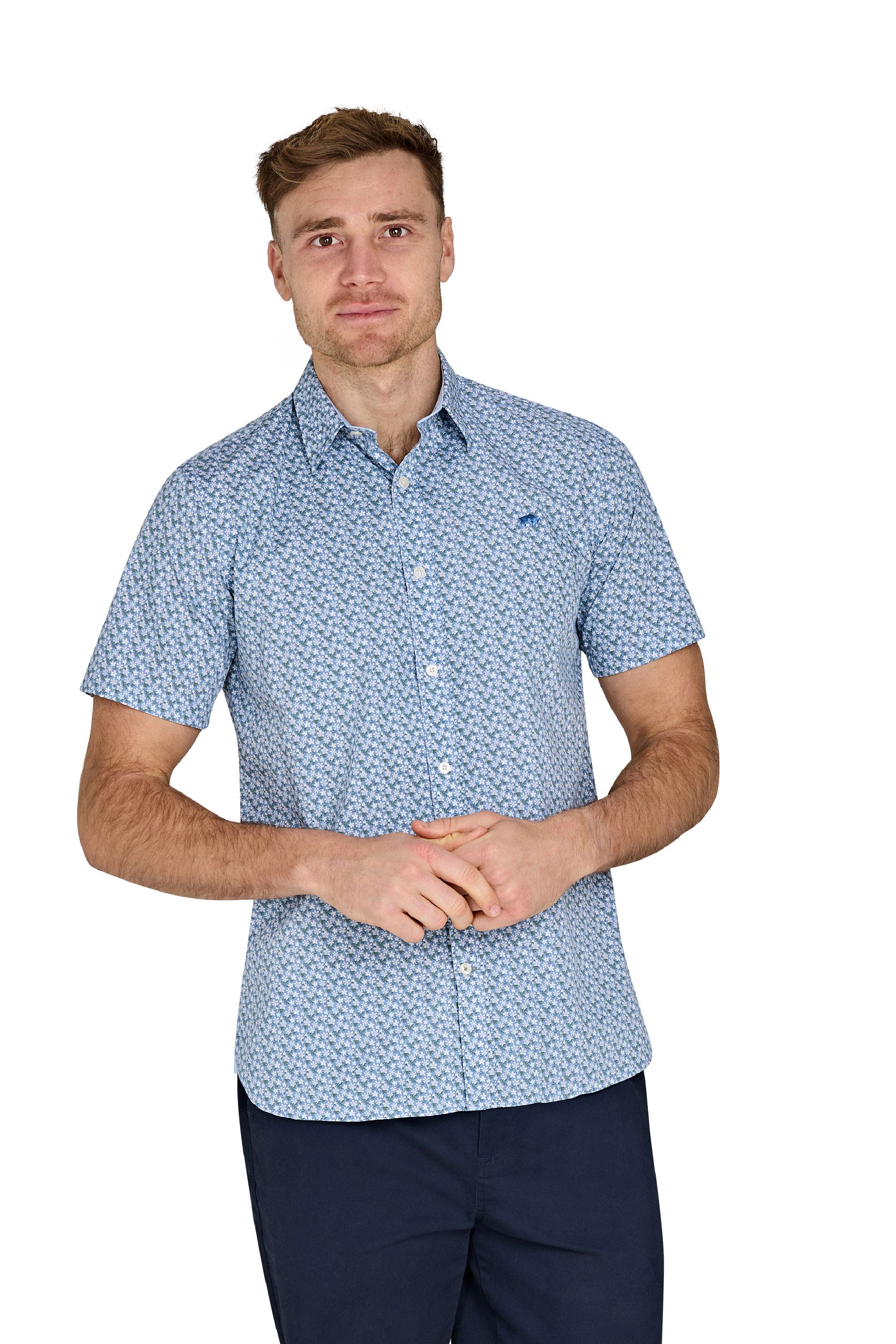 Short Sleeve Cotton Poplin Shirt - image 5
