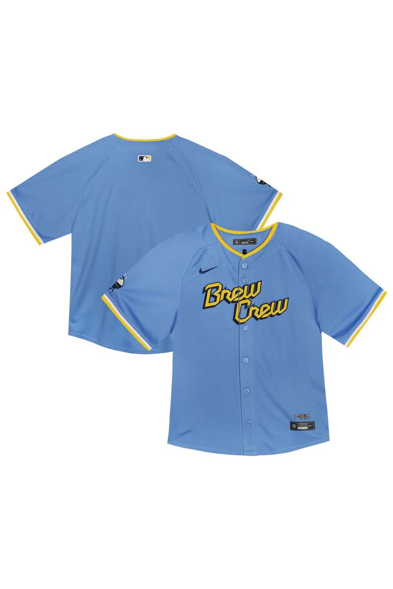 Toddler Nike  Blue Milwaukee Brewers City Connect Team Limited Jersey, Main, color, Blue