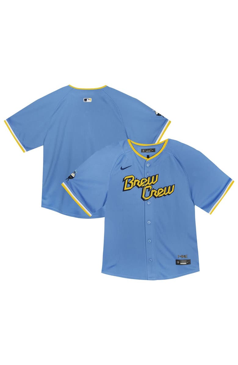 Nike Toddler Nike Blue Milwaukee Brewers City Connect Team Limited Jersey, Main, color, Blue