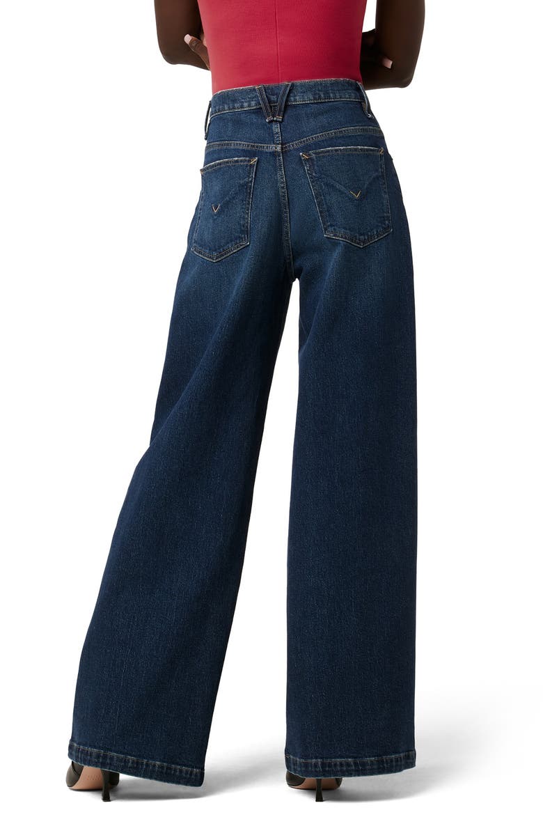 Hudson Jeans James High Waist Wide Leg Jeans, Alternate, color, Naval