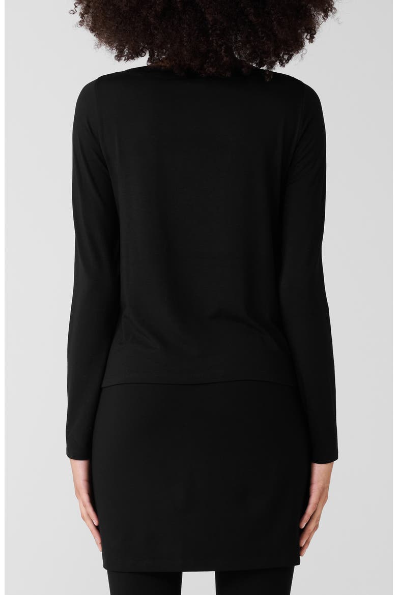 Bateau Neck Top, Alternate, color, BLACK