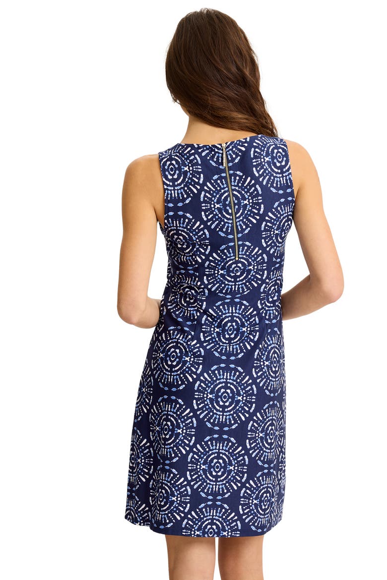 Darcy Charming Cabanas Dress, Alternate, color, COASTLINE