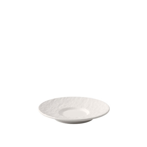 Villeroy & Boch Manufacture Rock Black Espresso Cup Saucer In White