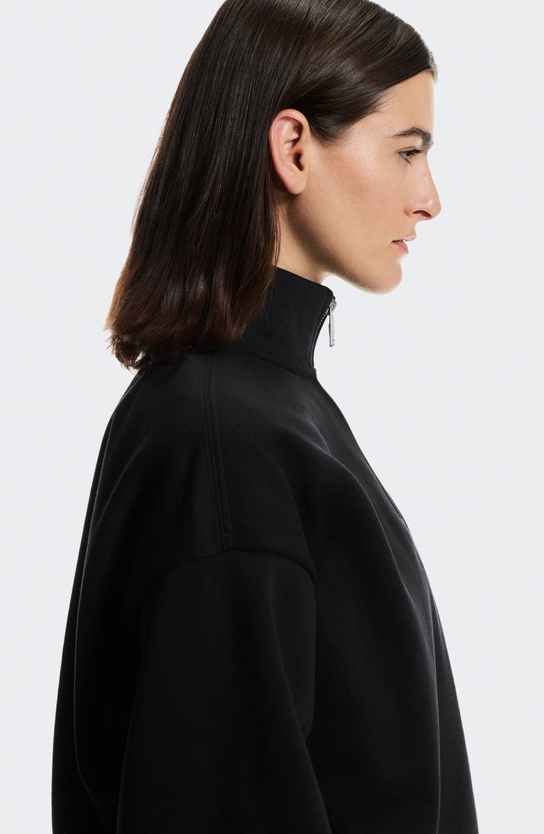 On Club Collective Quarter Zip Sweatshirt, Alternate, color, Black