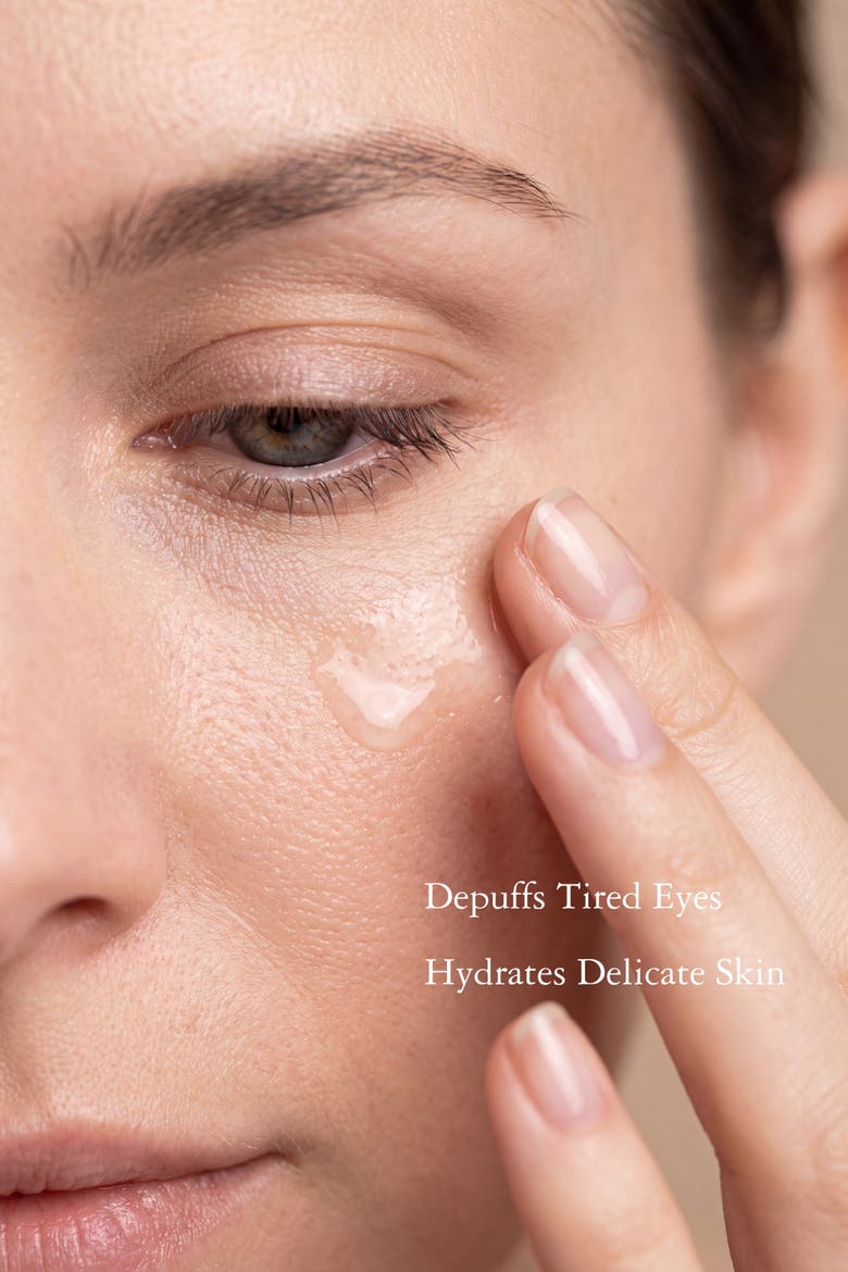 Carrot Seed Rosehip Brightening Hydrating Under Eye Serum, Alternate, color, Amber