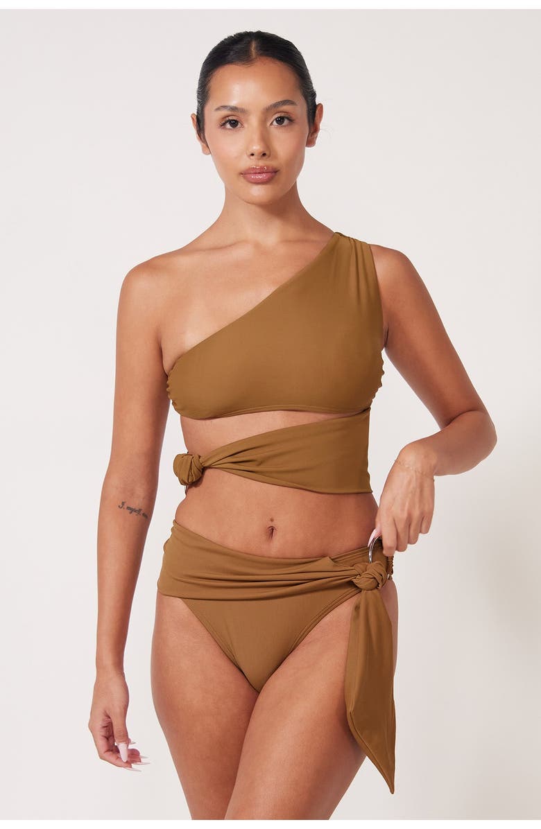 Villa Fresca Remy Bikini Swim Bottoms, Alternate, color, Cork