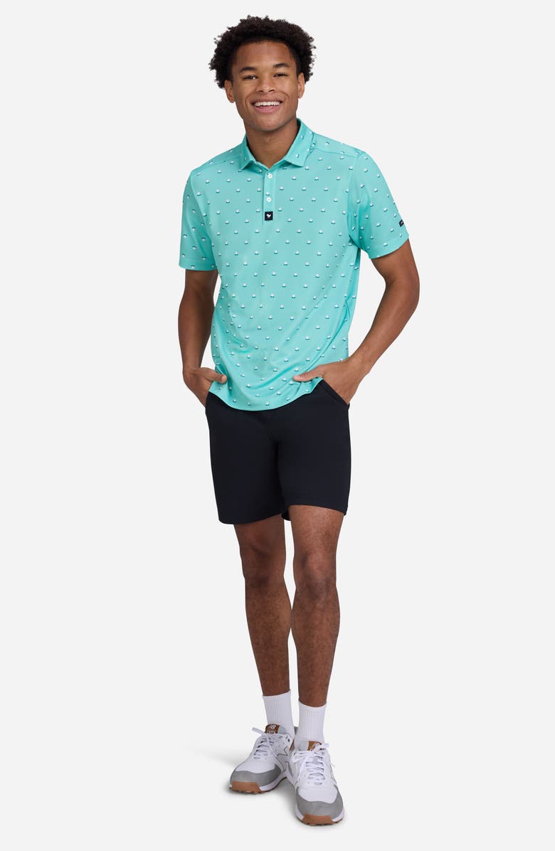 Bad Birdie Piqué Performance Golf Polo, Alternate, color, Aim Point - Dusty Jade