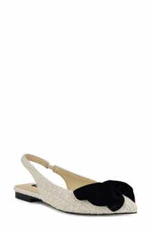 Nine West Junnie Pointed Toe Slingback Flat