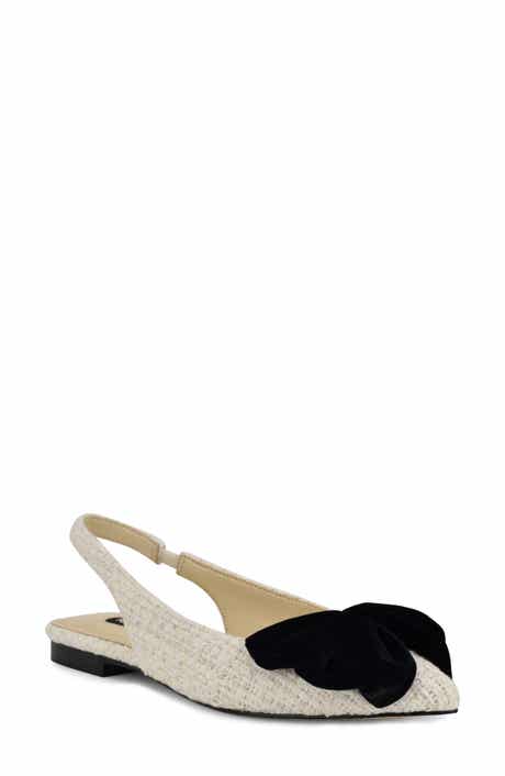 Nine West Junnie Pointed Toe Slingback Flat