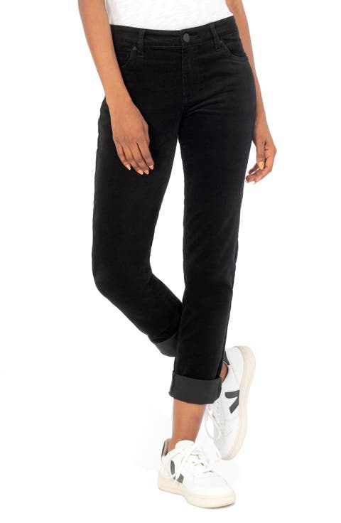 Catherine Stretch Cotton Corduroy Boyfriend Pants (Regular & Petite)