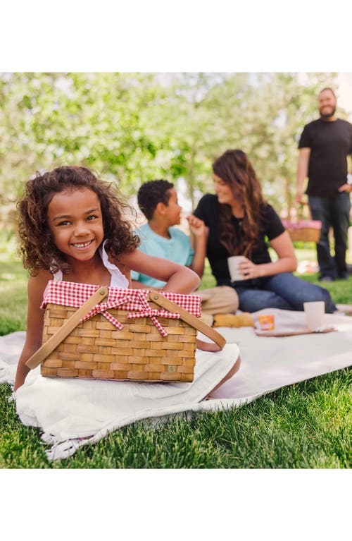 Picnic Time Piccola Picnic Basket In Red