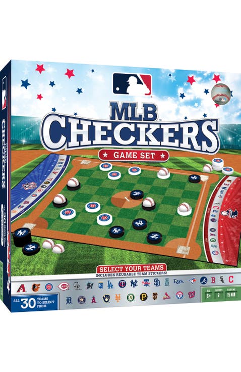 MLB - League Checkers Board Game