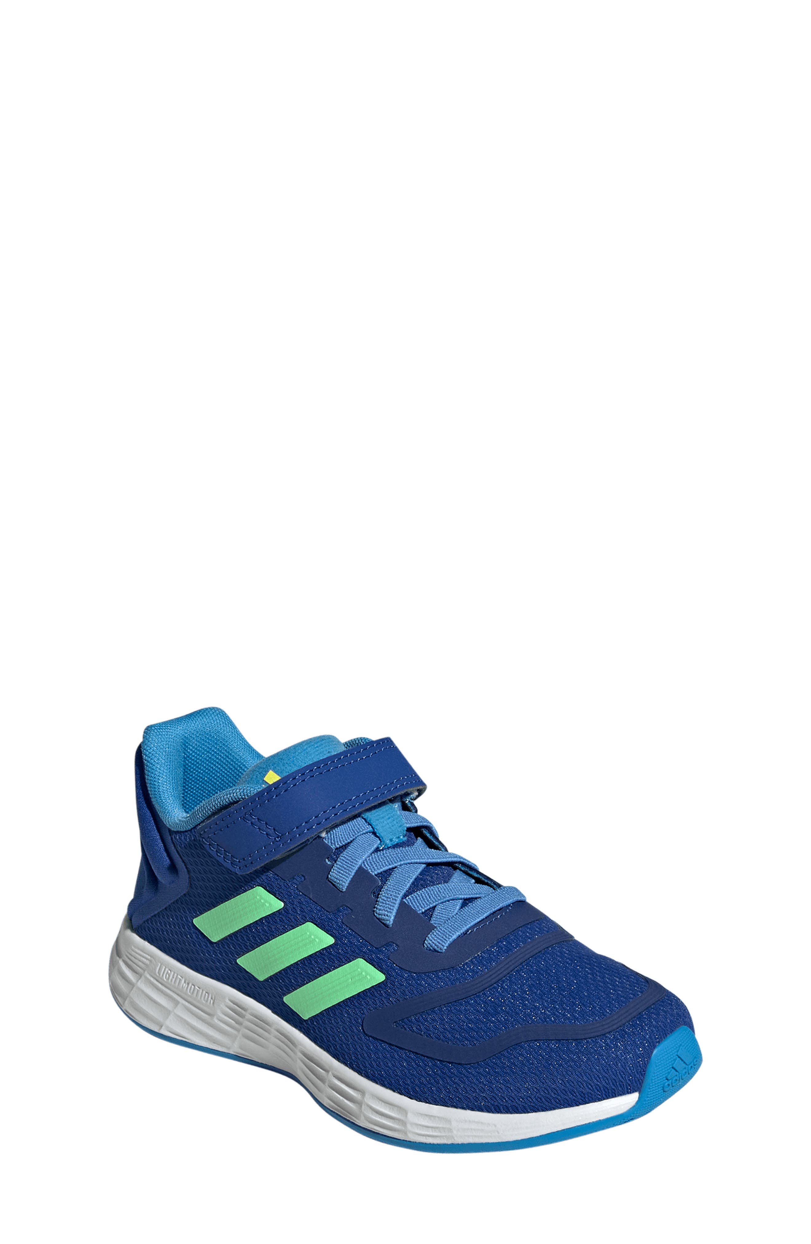 Kids' Duramo 10 El Sneaker, Main, color, BLUE/ BEAM GREEN