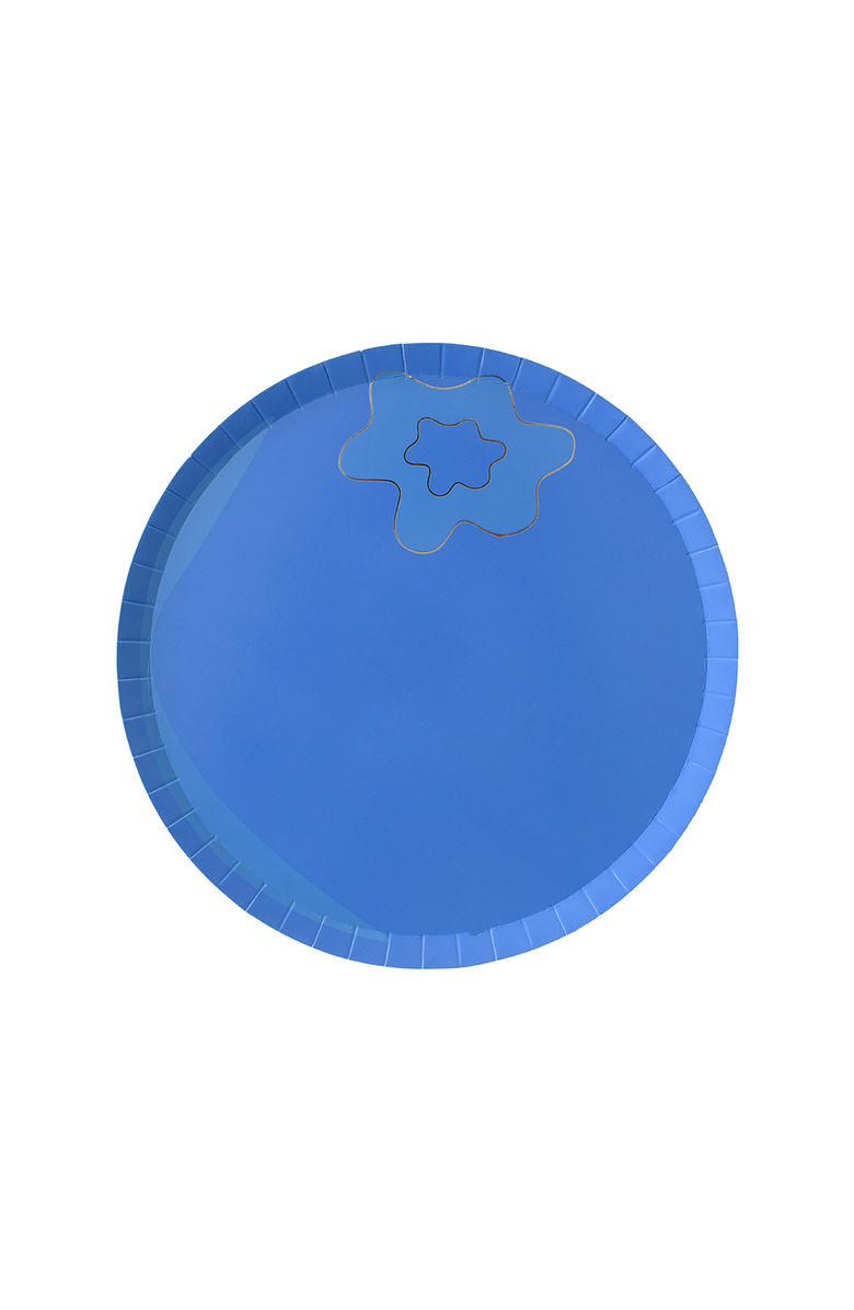 Jollity & Co. Le Dinner Blueberry Dessert Plates, Main, color, Assorted Pre-Pack