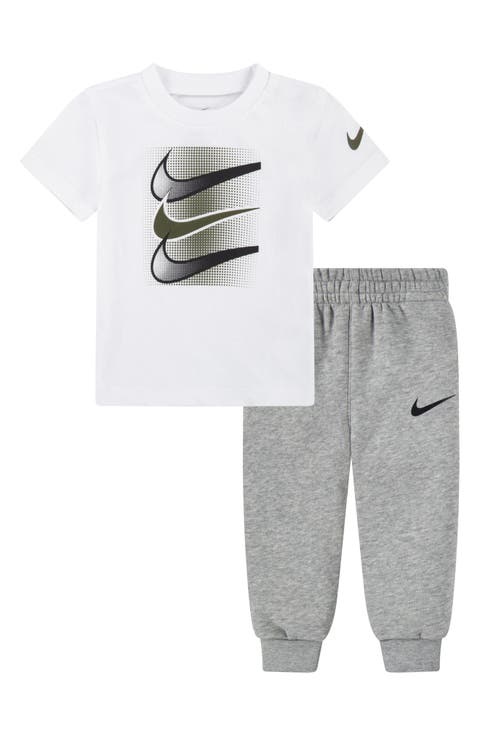 Swoosh T-Shirt & Joggers Set (Baby)