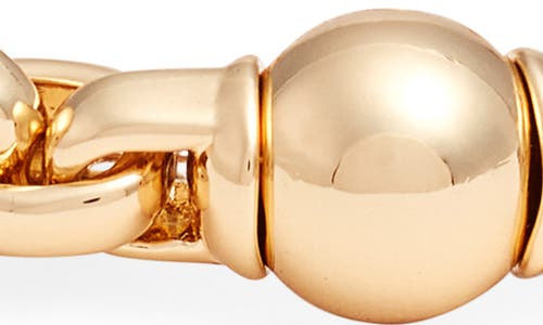 Nordstrom Orb Station Chain Stretch Bracelet In Gold