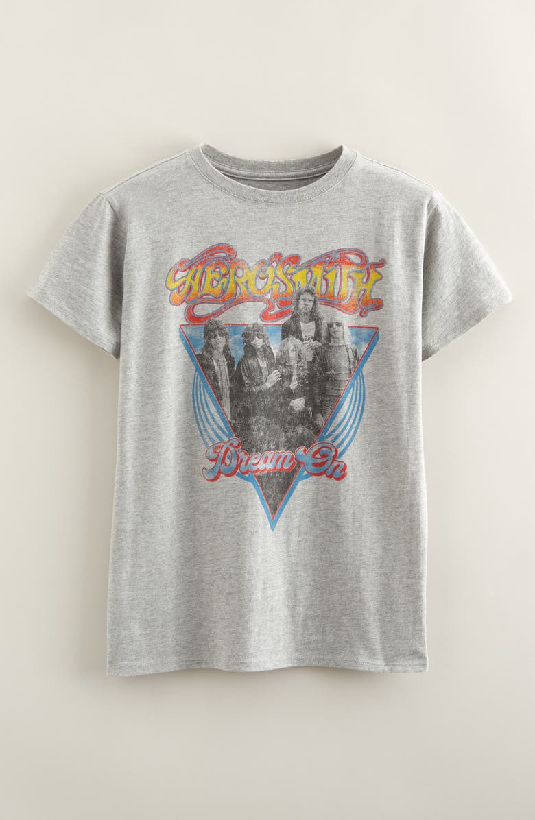 Treasure & Bond Kids' Oversize Graphic T-Shirt, Main, color, Grey Light Heather Dream On