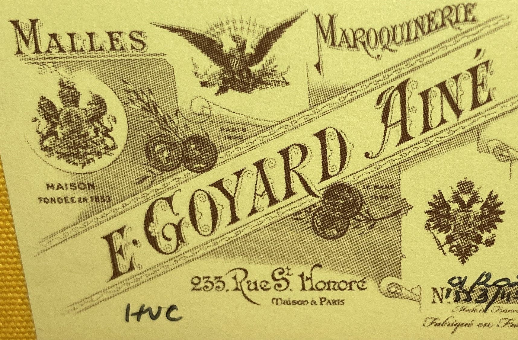 Pre-Owned Goyard Alto Hatbox Bag Coated Canvas, Alternate, color, Black