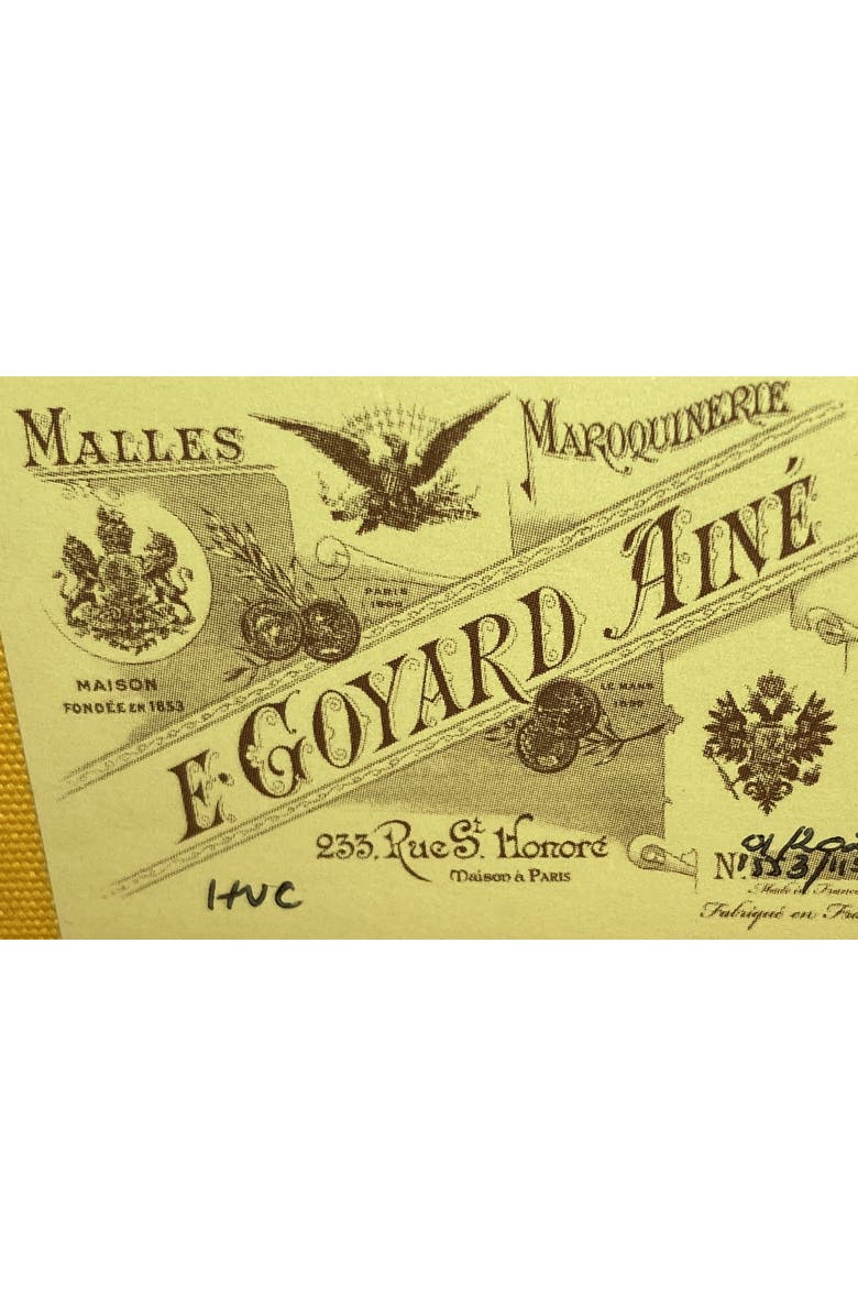 Pre-Owned Goyard Alto Hatbox Bag Coated Canvas, Alternate, color, Black