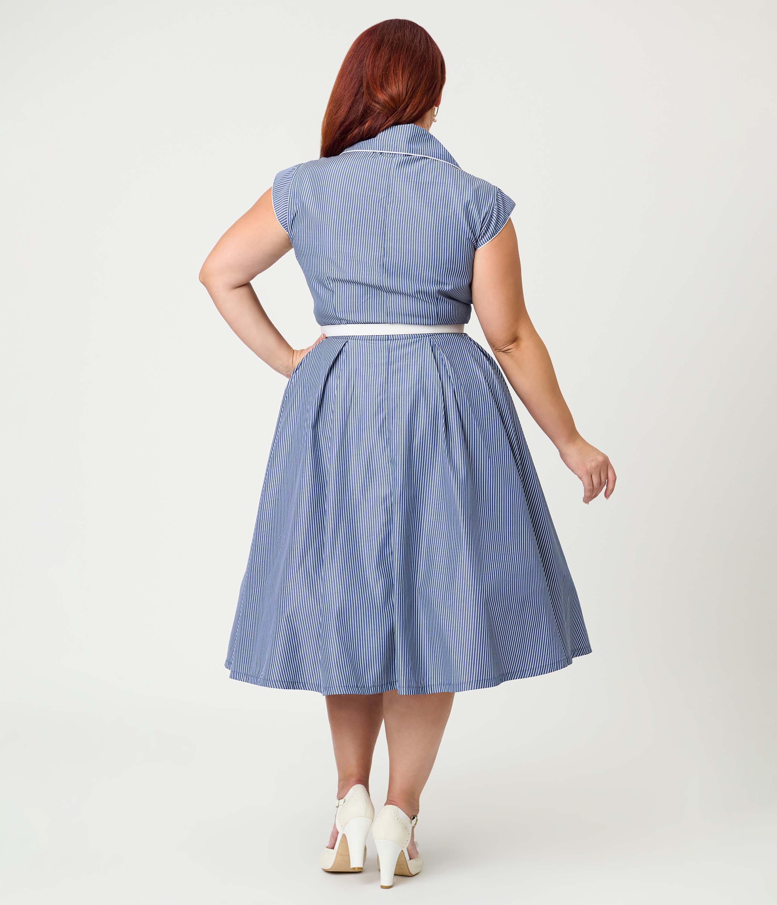Plus Size Shirt Swing Dress - image 2