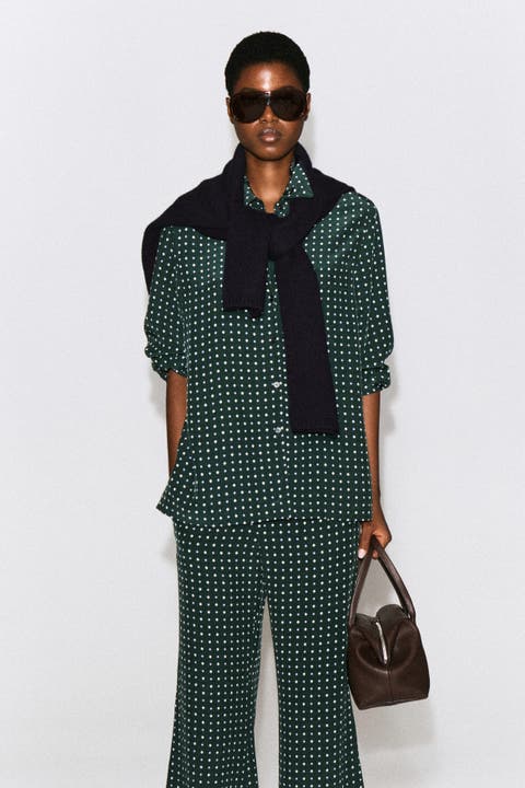 Geometric-Print Shirt